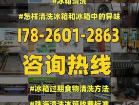 冰箱清洗消毒的正确方法（保持冰箱清洁）